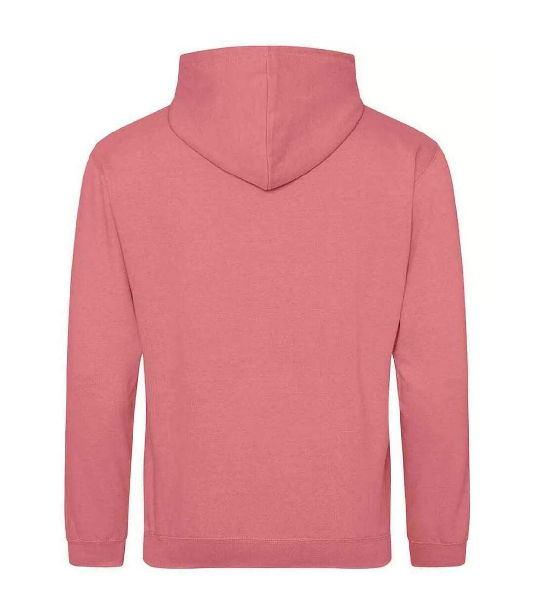 Sweat À Capuche College Adulte Vieux Rose Awdis-2