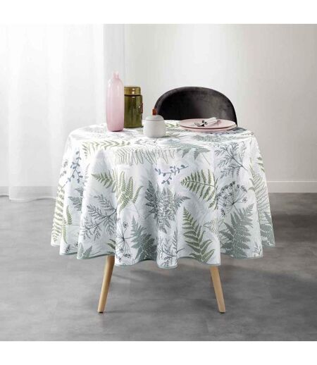 Nappe Ronde Imprimée Melisandre 180cm Vert