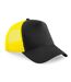 Casquette homme noir/jaune Beechfield-1