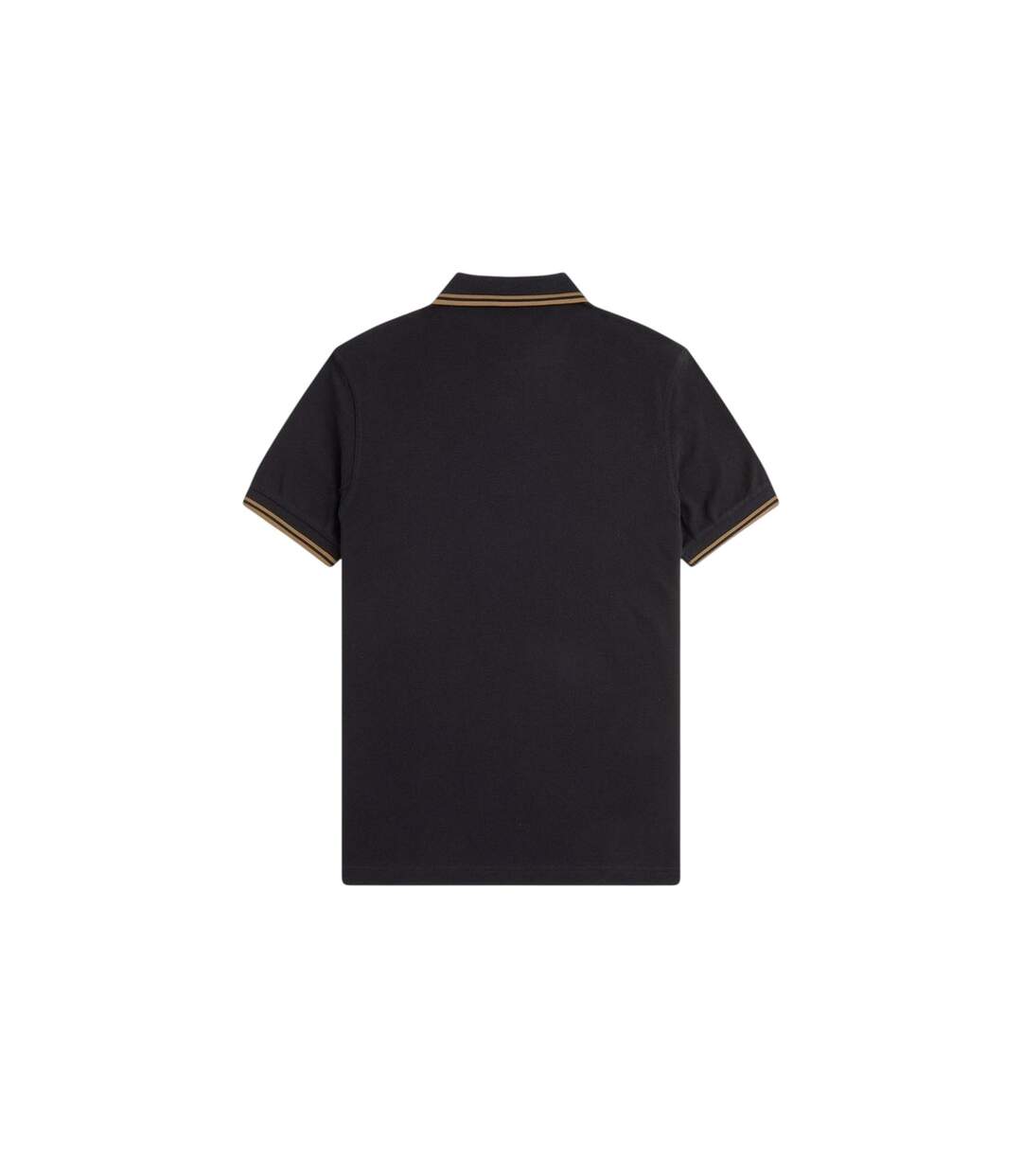 Polo Motif/style Double Pointe Homme Noir Bleu Fred Perry-3