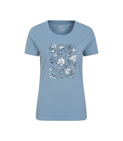 T-shirt femme bleu Mountain Warehouse