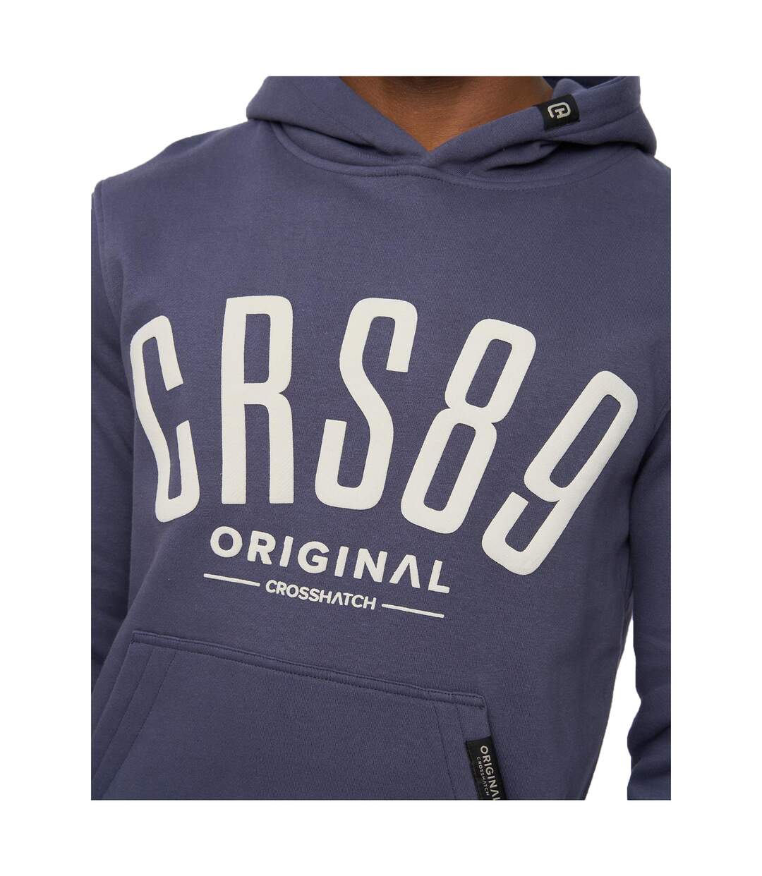 Sweat À Capuche Hallfell Homme Bleu Marine Crosshatch-4