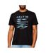T-Shirt noir/bleu homme calvin klein jeans 30s-1