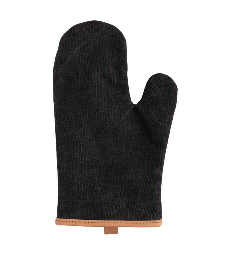 Deluxe canvas oven glove one size blue XD Collection