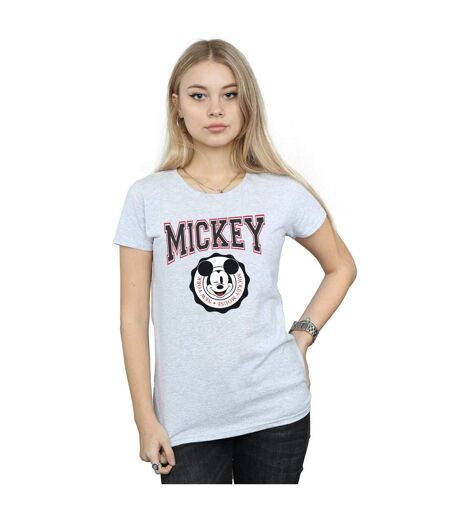 Disney Femme/Les femmes Mickey Mouse New York Seal - T-shirt en coton (Gris sportif) - UTBI32035