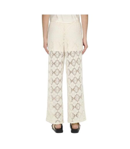 Pantalon fluide beige femme jdy eva