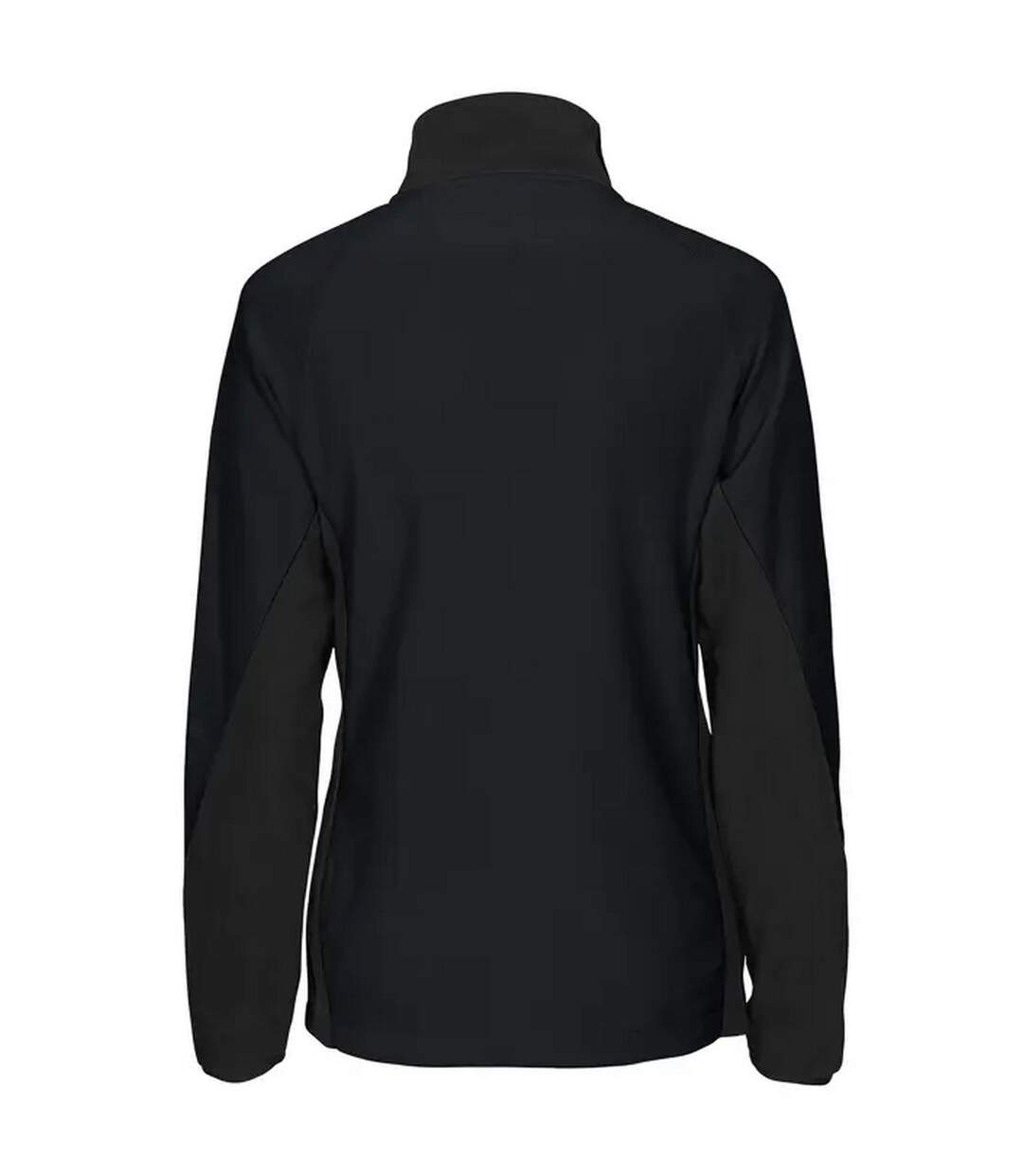 Womens/ladies Prio 2326 Microfleece Raglan Fleece Jacket Black Projob-2