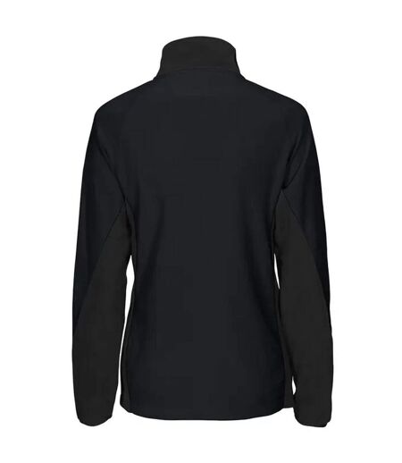 Womens/ladies Prio 2326 Microfleece Raglan Fleece Jacket Black Projob