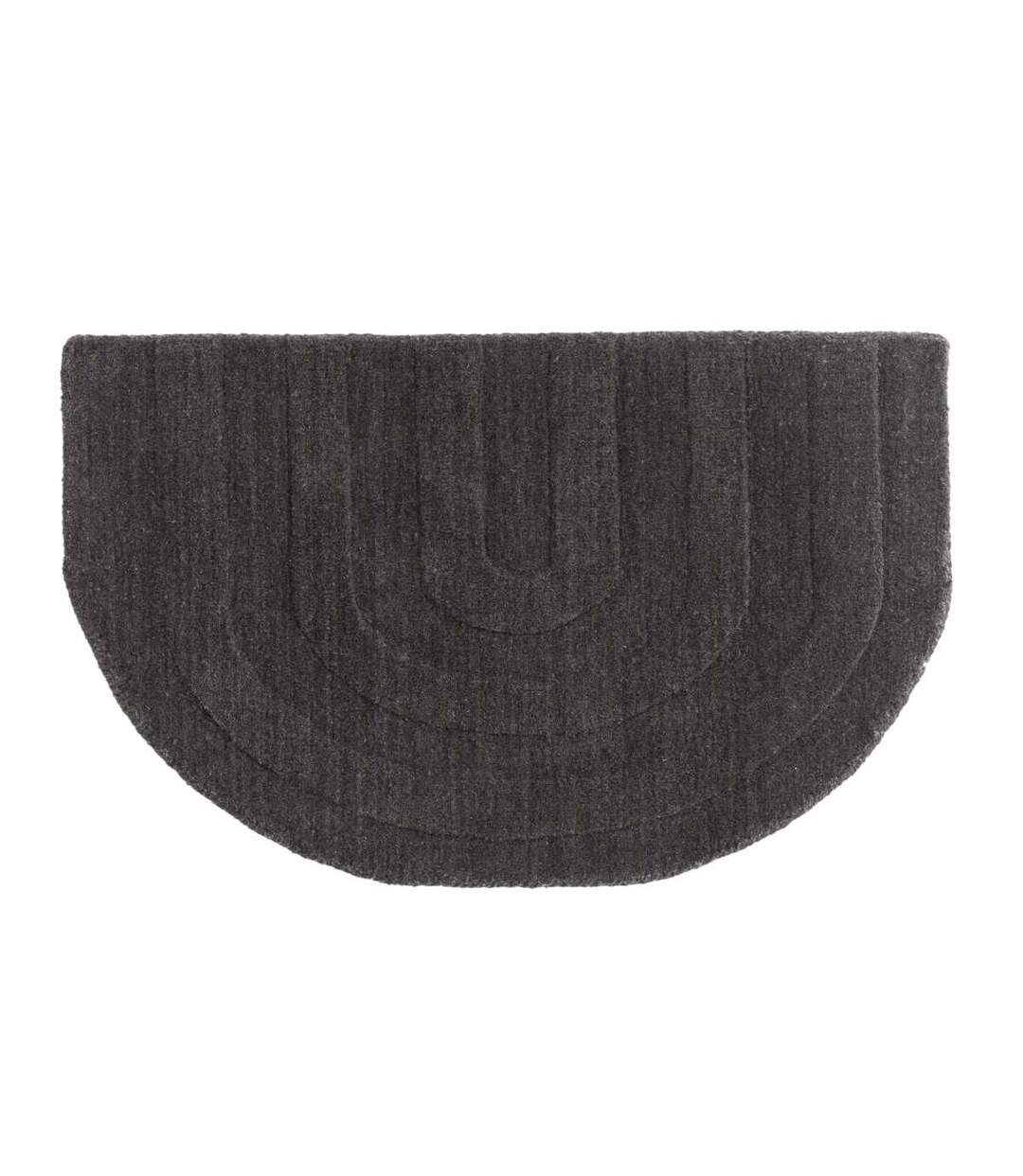 Tapis Demi-Rond Nora 50x80cm Gris-1