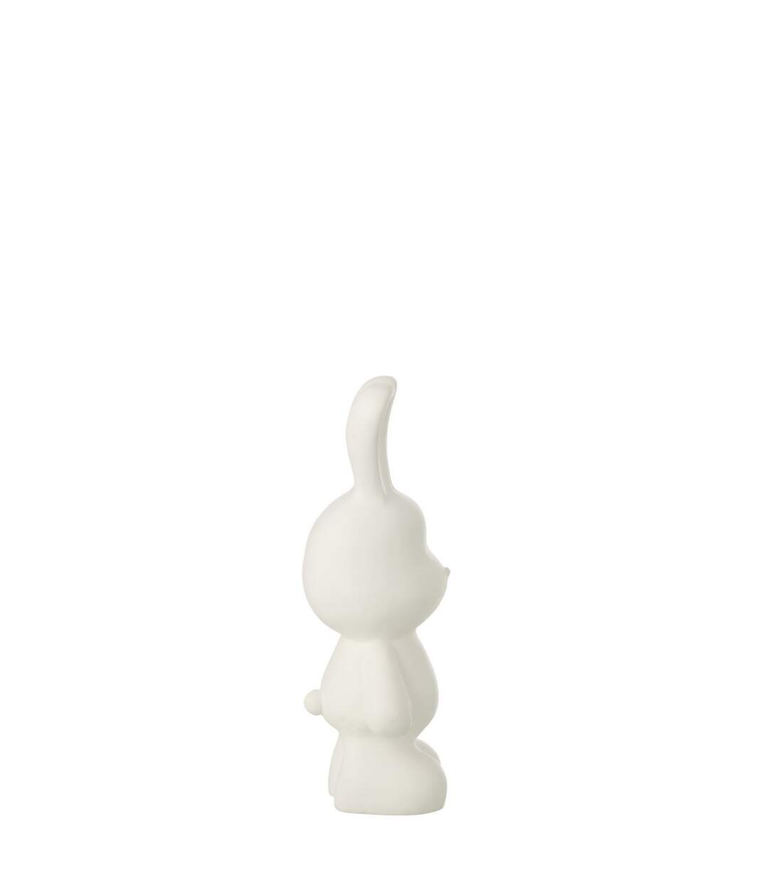 Statuette Lapin en Résine Eddy 36cm Blanc-2