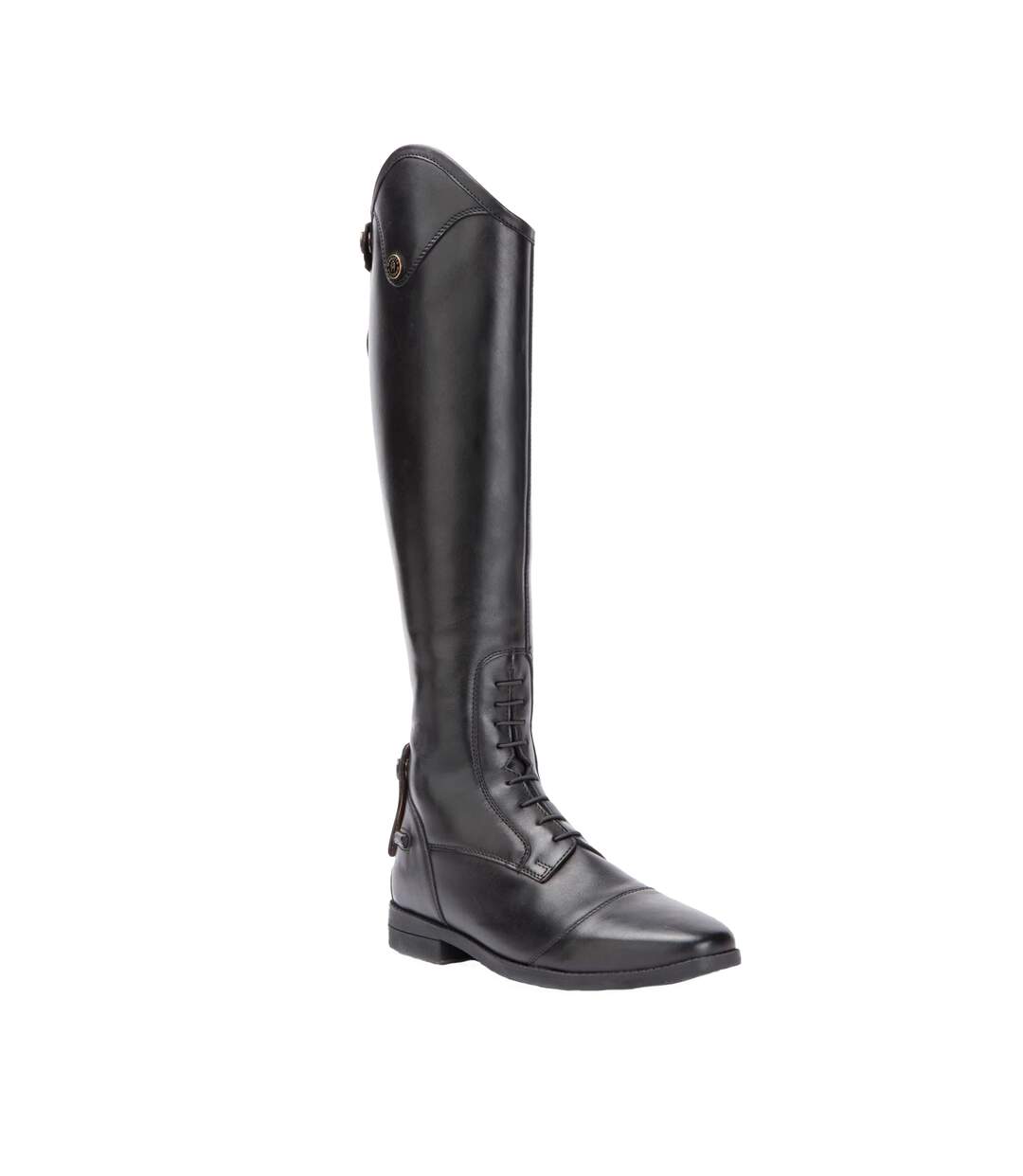 Bottes hautes d'équitation ortona homme noir Moretta-1