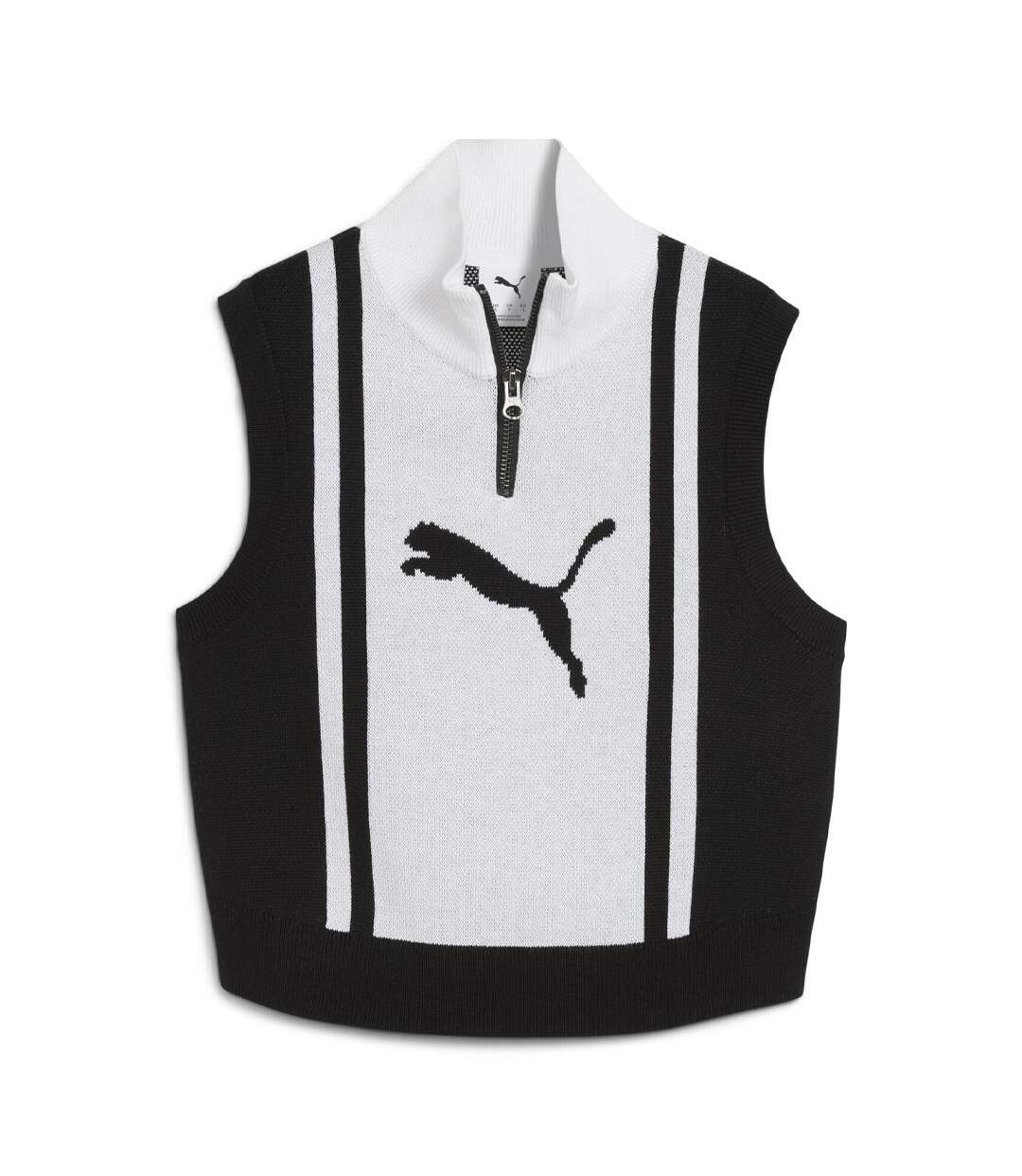 Débardeur blanc/noir femme puma half-1