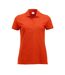 Clique Womens/Ladies Marion Polo Shirt (Blood Orange)