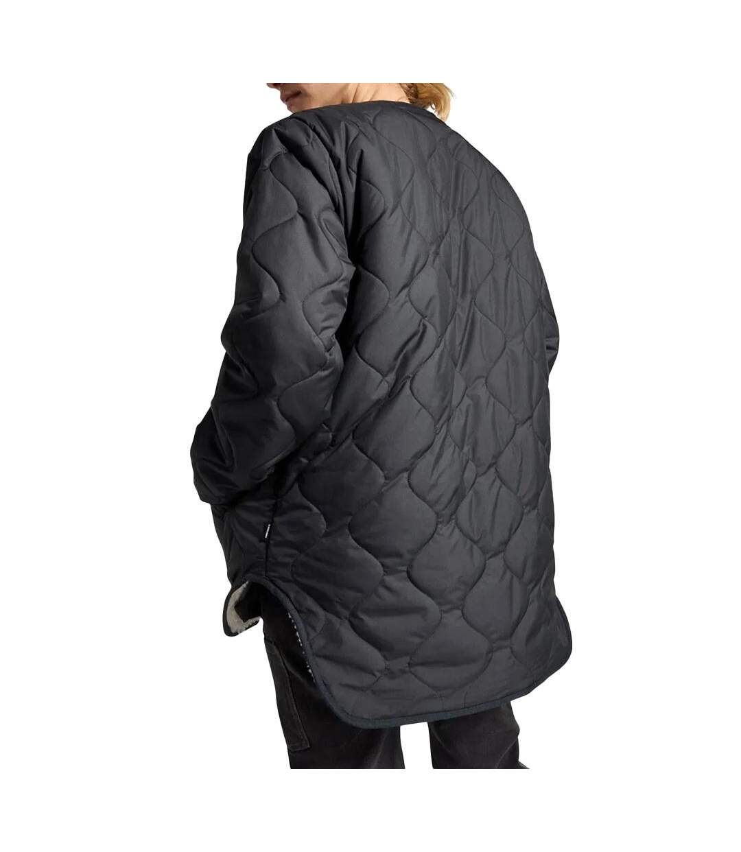 Blouson noir femme converse malden liner-2
