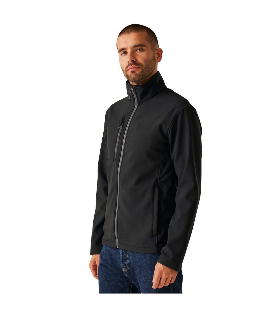 Veste Softshell Honestly Made Homme Noir Regatta-1