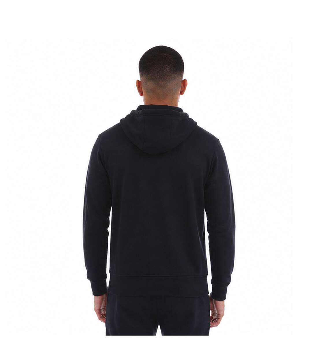 Mens Logo Drawstring Full Zip Hoodie Navy Blue Emporio Armani EA7-2