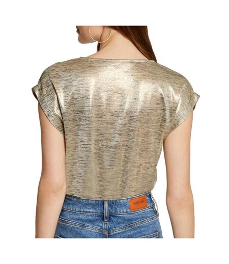 T-Shirt doré femme morgan daya1