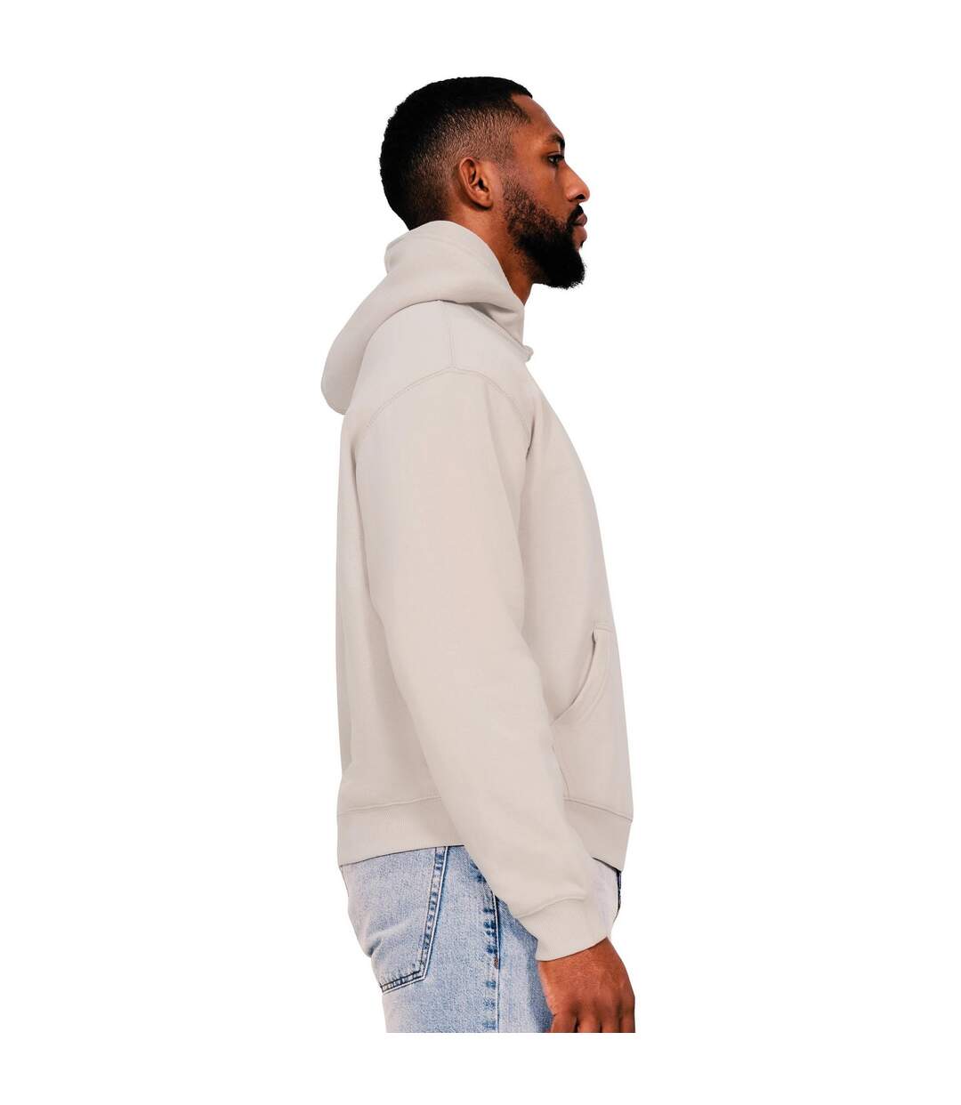 Sweat à capuche homme écru Casual Classics-3