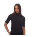 T-shirt etikat femme noir Boss-3