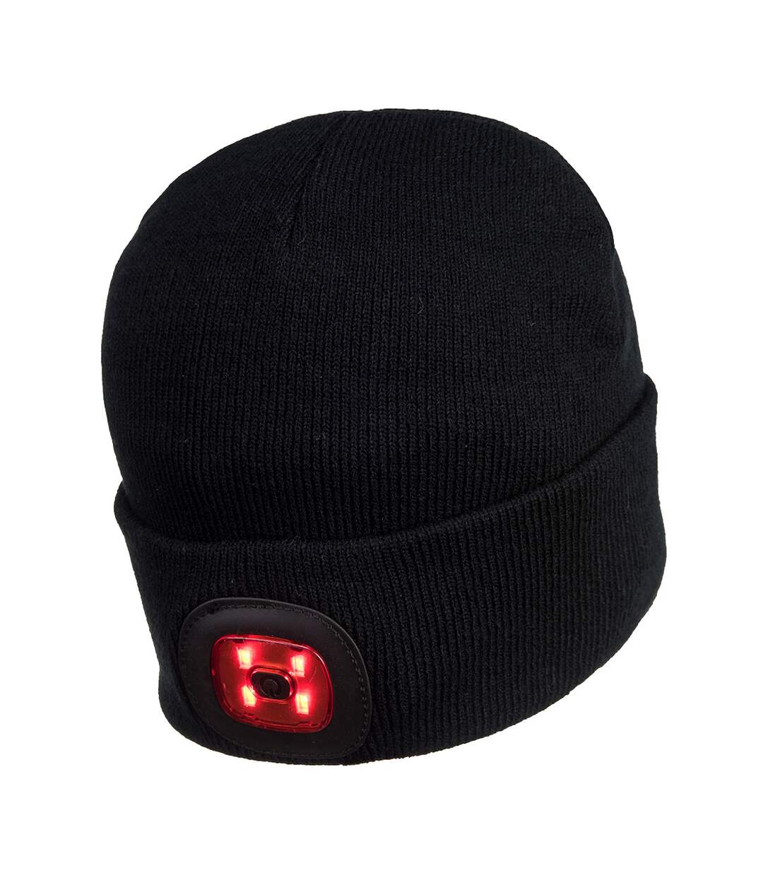 Rechargeable torch beanie black Portwest-2