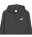 Mens Fleece Branded Tape Hoodie Grey Puma-3