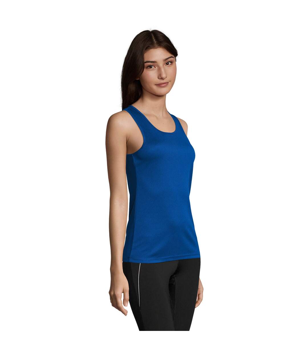 Débardeur Sporty Femme Bleu Roi SOLS-1