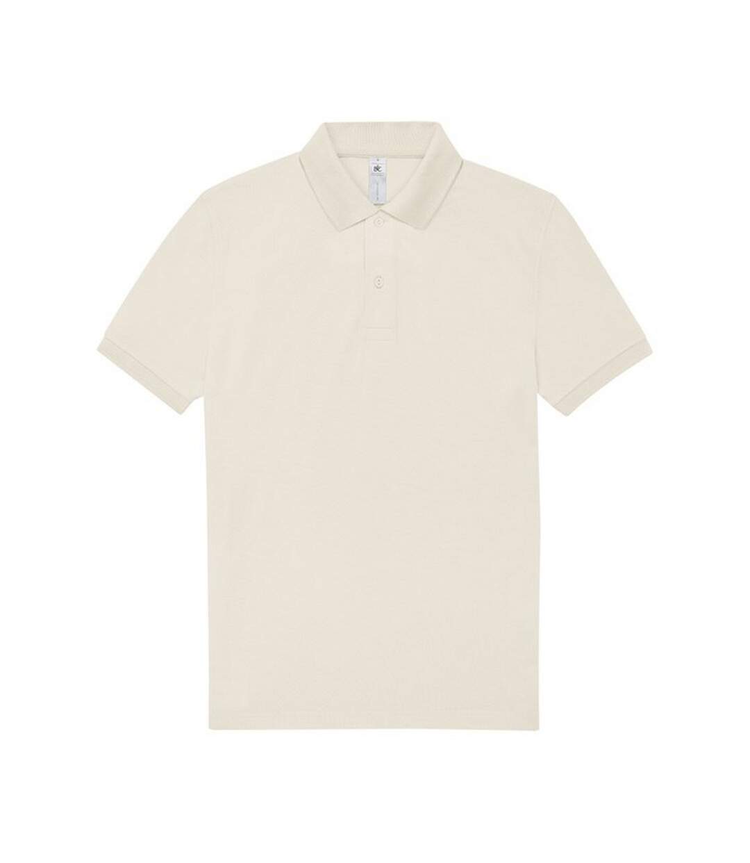 Mens My Polo Shirt Off White B&C-1