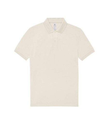 Mens My Polo Shirt Off White B&C