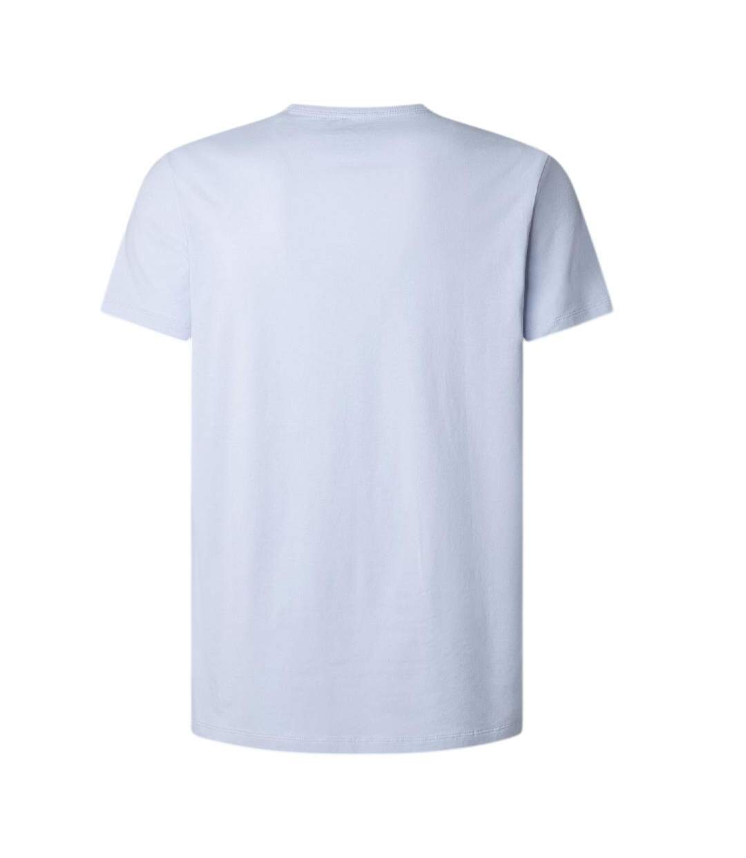 T-Shirt bleu clair homme pepe jeans original-2