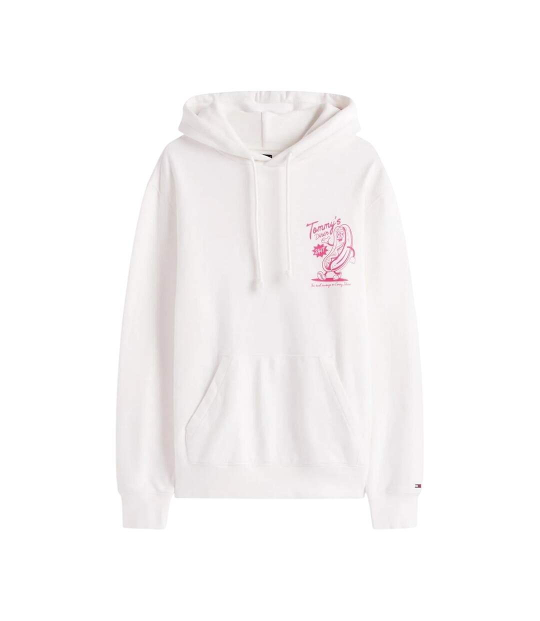 Mens Jeans Genie Cotton Hoodie Ecru Tommy Jeans-2