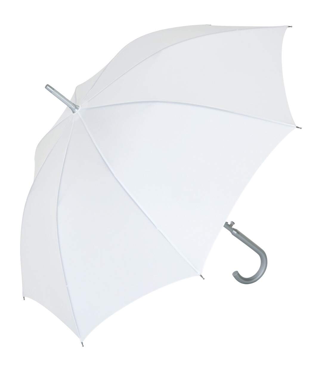 Parapluie standard automatique canne aluminium - 7850 - blanc-1