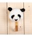 Patères petites têtes collection SOFT ANIMALS Porte manteau mural Forêt Panda