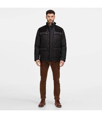 Regatta Mens Padbury Quilted Jacket (Black) - UTRG7156
