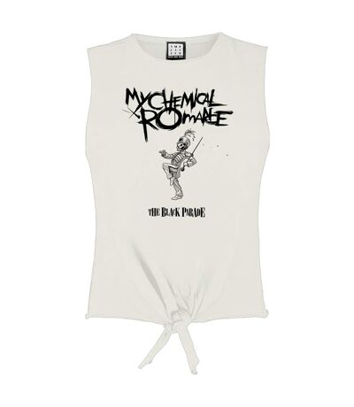 T-shirt the black parade femme vieux blanc Amplified