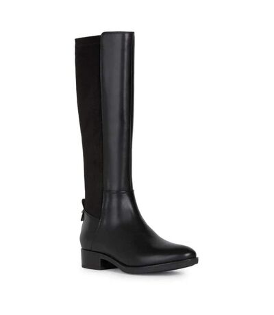 Geox Womens/Ladies D Felicity D Leather Calf Boots (Black) - UTFS10125