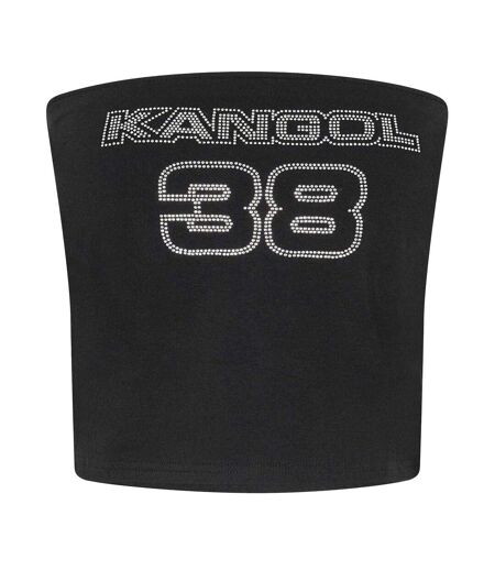 Haut Court Motif/style Strass Femme Noir Kangol