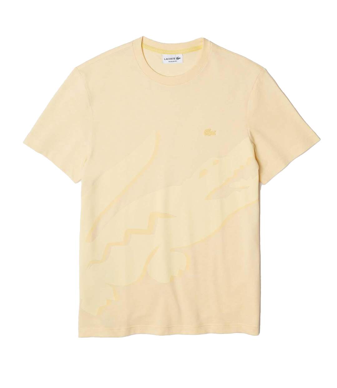 T-shirt homme jaune Lacoste-1