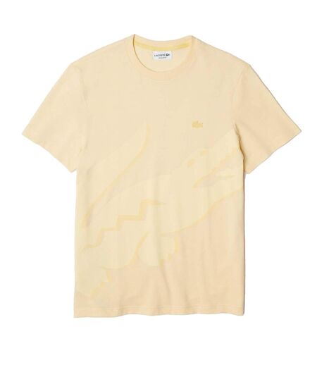 T-shirt homme jaune Lacoste