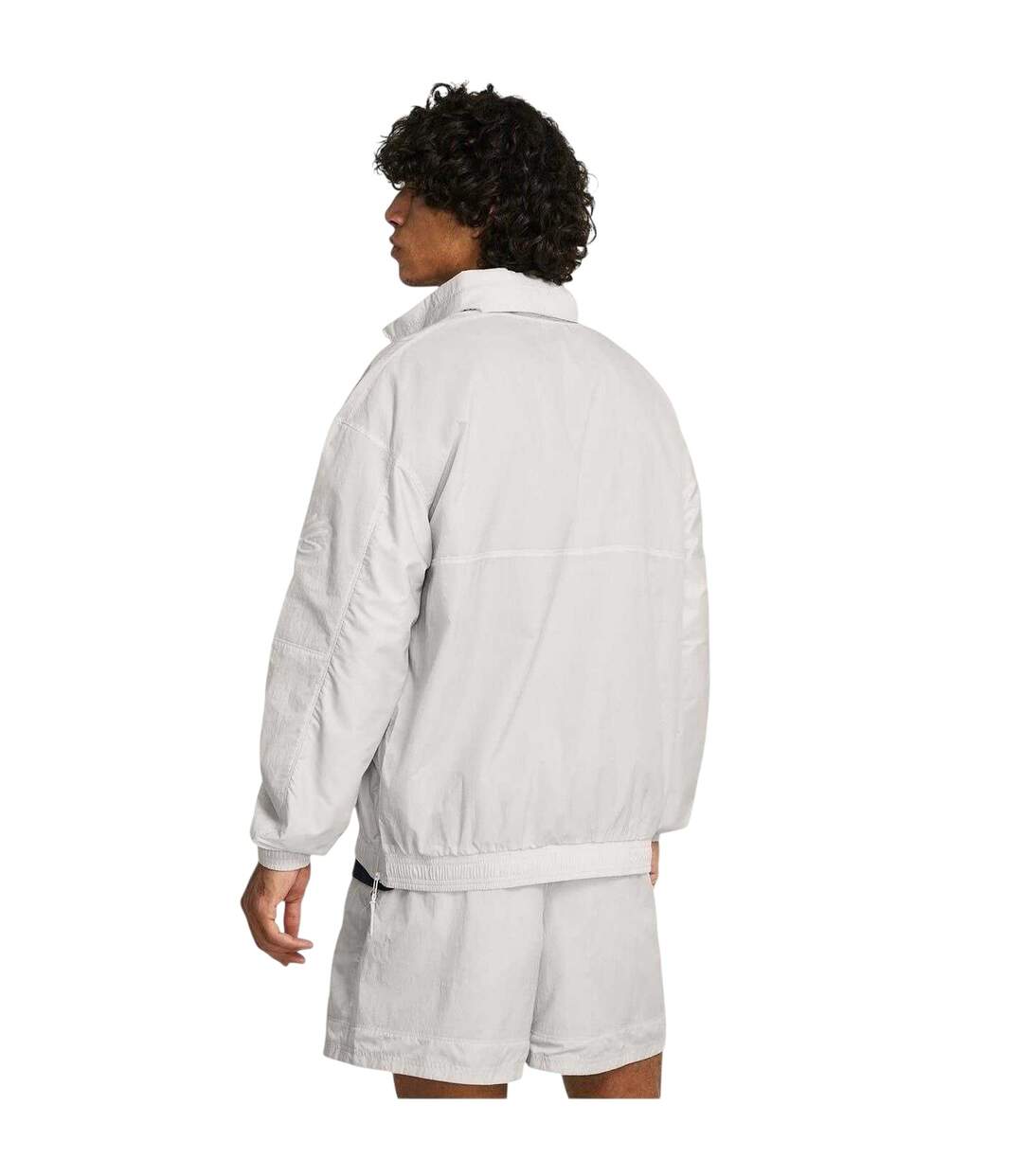 Mens Relaxed Fit Jacket White Under Armour-3