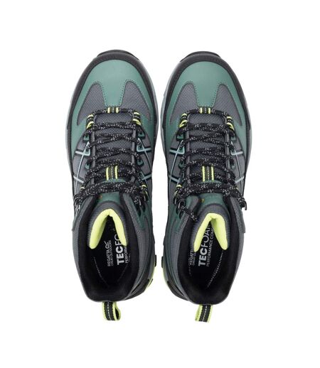 Womens/ladies Samaris Iii Walking Boots Spruce Green Wild Lime Regatta