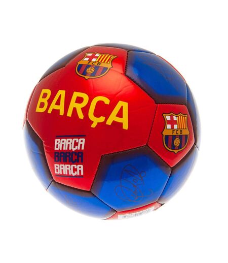 FC Barcelona - Ballon de foot (Rouge / Jaune / Bleu) (Taille 1) - UTTA11495