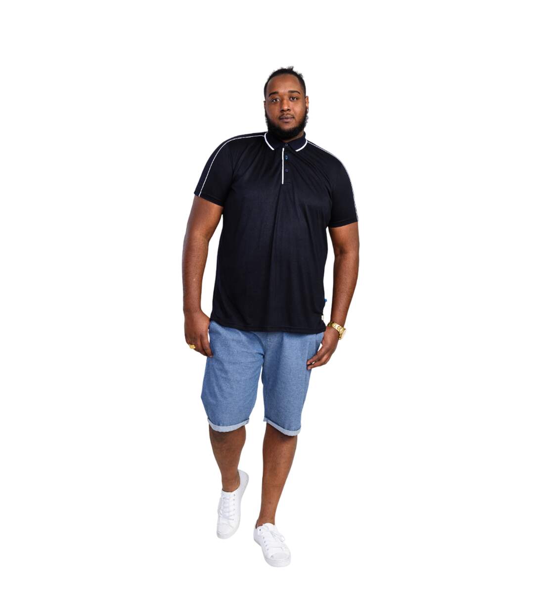 Polo d555 sussex homme bleu marine foncé Duke Duke