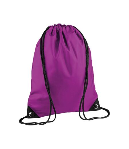 Sac à cordon premium taille unique magenta Bagbase