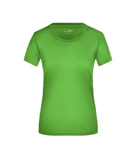 T-shirt Active Femme Vert Citron James And Nicholson