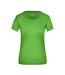 T-shirt Active Femme Vert Citron James And Nicholson-1