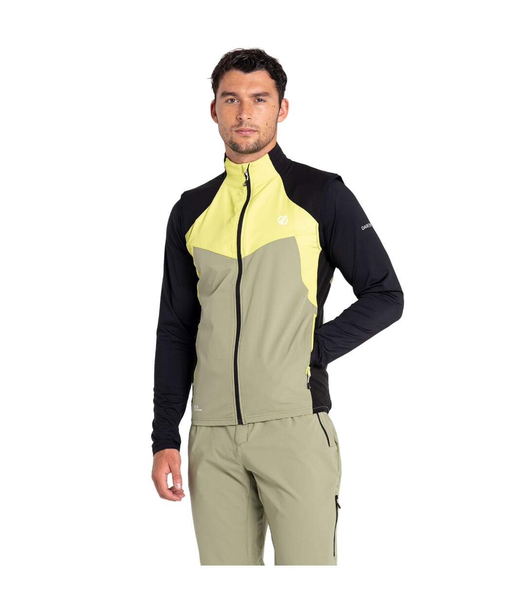 Dare 2B Mens Latitudinal Softshell Vest (Green Algae)