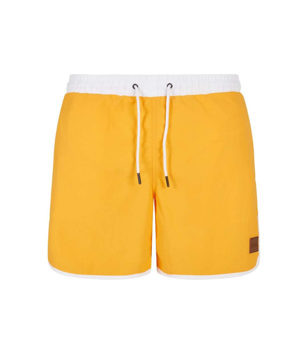 Short De Bain Motif/style Rétro Homme Blanc Mangue Urban Classics-1