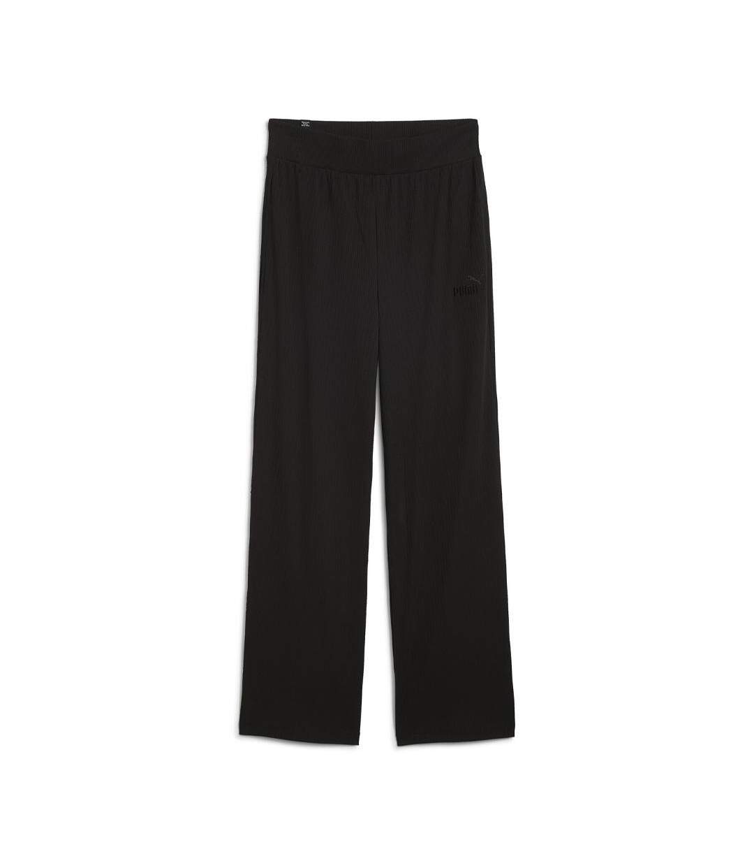 Pantalon noir femme fluide femme puma waist stght - l-1