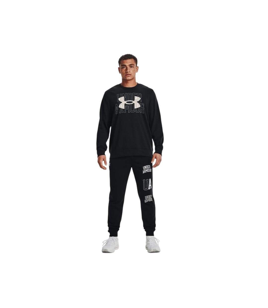 Sweat Rival Terry Homme Noir Under Armour-1
