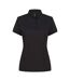 Henbury Womens/Ladies Recycled Polyester Polo Shirt (Black) - UTRW9005